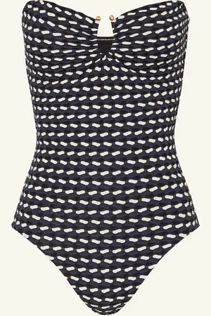 Seafolly Bandeau Plavky Mala tmavě modrá černá režná