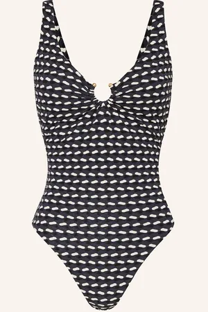 Seafolly Plavky Mala tmavě modrá černá režná