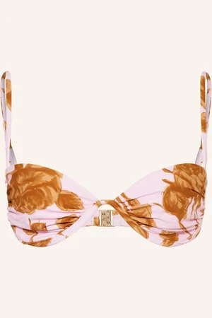 Seafolly Horní Díl Bikin S Kosticemi Rococo růžová hnědá