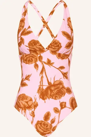 Seafolly Plavky Rococo růžová hnědá