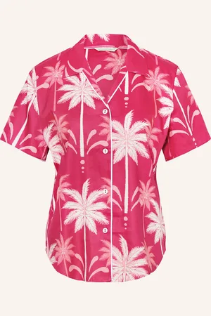 Cyberjammies Pyžamová Košile fuchsiová bílá růžová