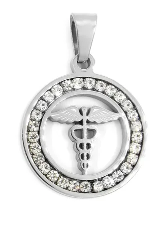 BRUNOshop.cz S3010 Přívěsek CADUCEUS s kamínky