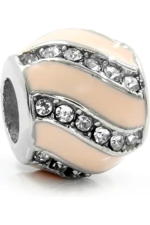 BRUNOshop.cz S3123 Přívěsek na náramek ELEGANCE s kamínky RŮŽOVÝ