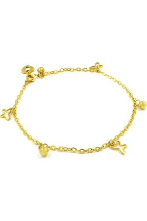 BRUNOshop.cz S0863 Řetízek na nohu MOTÝLCI