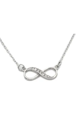 BRUNOshop.cz S4482 Jemný náhrdelník NEKONEČNO s kamínky