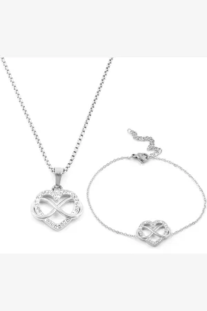 BRUNOshop.cz S4079 Souprava NEKONEČNÁ LÁSKA s kamínky