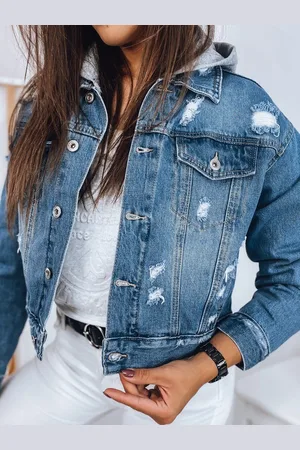 D-Street Stylová dámská riflová bunda Boost nebesky modrá