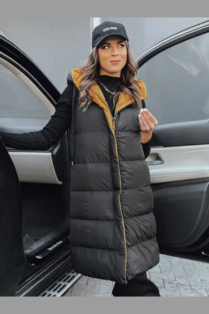 D-Street Stylová dámská černá vesta Neeko