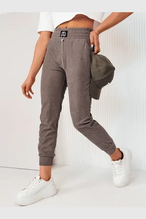D-Street Trendy dámské šedé tepláky Dercy