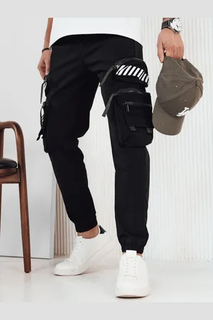 D-Street Nadčasové černé joggery
