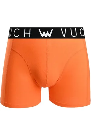 Vuch Oranžové bavlněné boxerky Ethan
