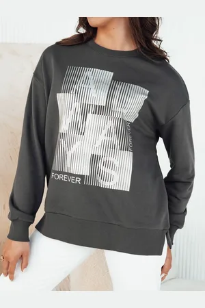 D-Street Dámská trendy grafitová mikina Femmes