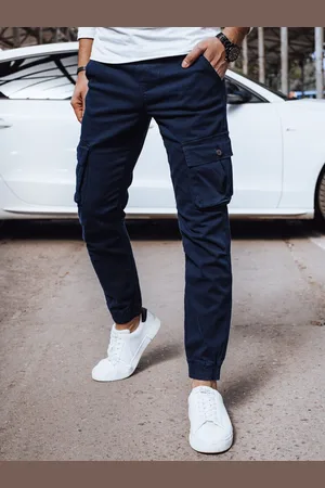 D-Street Trendy kapsáčové granátové jogger kalhoty