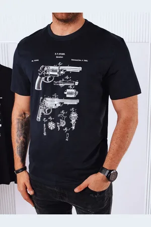 D-Street Trendy granátové tričko s popisem