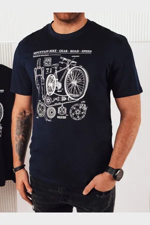 D-Street Trendy tmavě modré tričko pro cyklisty