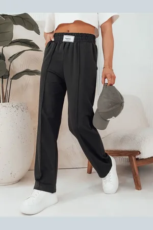 D-Street Dámské moderní černé kalhoty Glappo