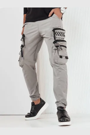 D-Street Nadčasové šedé joggery