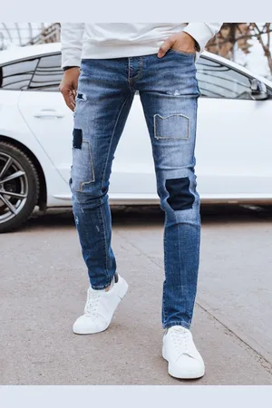 D-Street Pánské trendy modré džíny