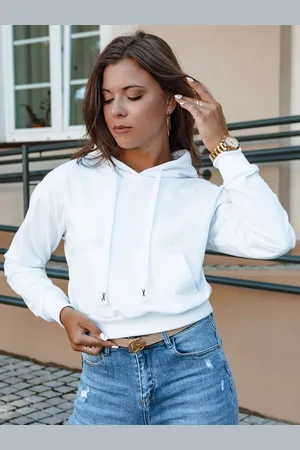 D-Street Trendy dámská bílá mikina Trendhood