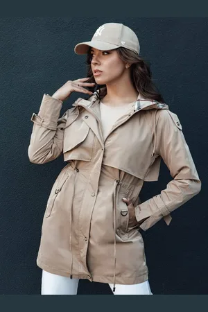 D-Street Dámská parka v béžové barvě Fashlove