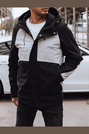 D-Street Sportovní přechodná černo-šedá bunda