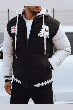 D-Street Černá prošívaná bomber bunda