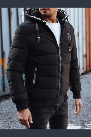 D-Street Trendy zimní bunda s kapucí v černém provedení