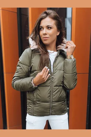 D-Street Dámská oboustranná zelená bunda Victoria Snug