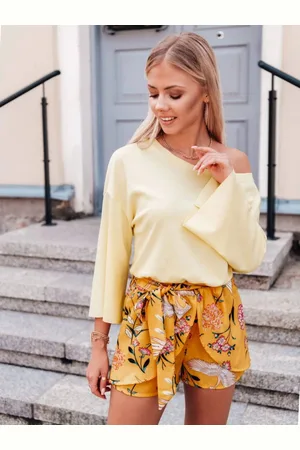 INNY Univerzální dámská halenka ve žluté barvě LLR004