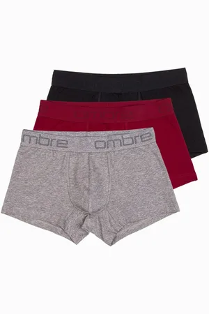 Ombre Clothing Mix stylových boxerek V3 UNBO-0105 (3 ks)