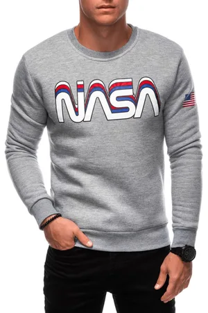 The Other Šedá mikina s nápisem NASA B1686