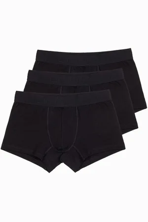 Ombre Clothing Černé stylové boxerky V1 UNBO-0105 (3 ks)