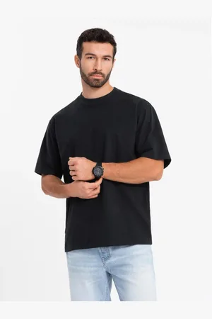 Ombre Clothing Originální černé pánské tričko V1 TSBC-0234