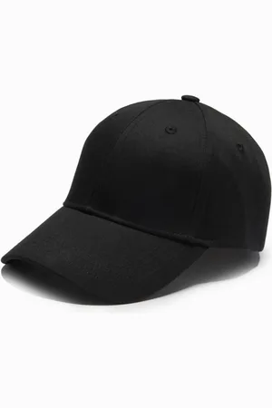 Ombre Clothing Jednobarevná černá kšiltovka V1 ACCS-0105