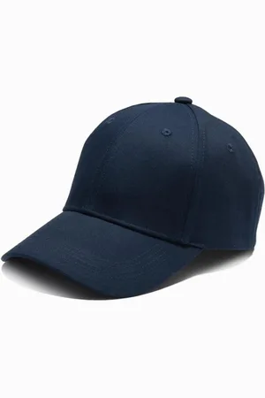 Ombre Clothing Jednobarevná tmavě modrá kšiltovka V2 ACCS-0105