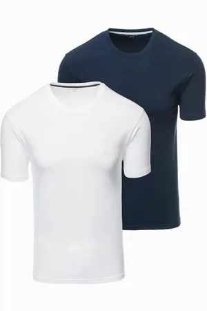 Ombre Clothing Dvojbalení bavlněných triček