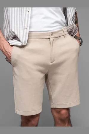 Ombre Clothing Pískové chino pánské kraťasy V3 SRCS-0149