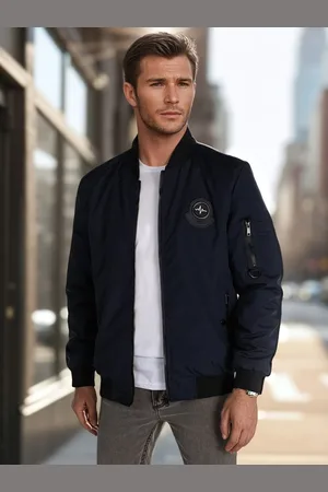 D-Street Moderní modrá bomber bunda