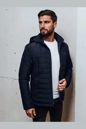 D-Street Přechodná trendy granátová bunda s kapucí