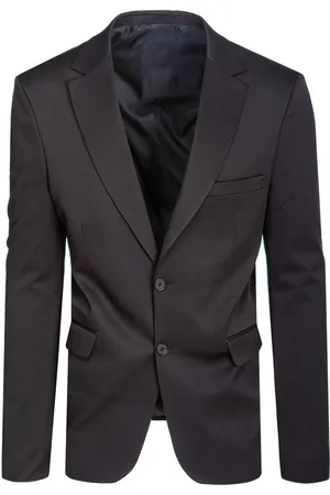 D-Street Elegantní černé sako pro muže do společnosti