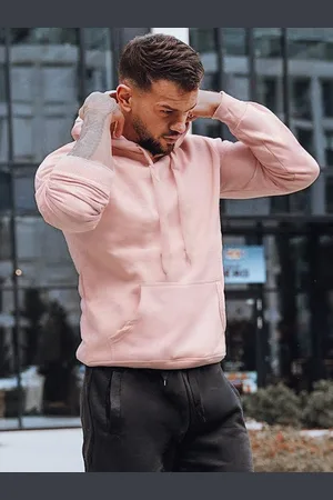 D-Street Pohodlná mikina v růžové barvě