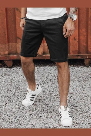 D-Street Elegantní černé džínové šortky