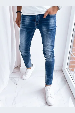 D-Street Světle modré pánské klasické džíny