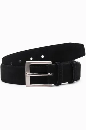 Ombre Clothing Pánský opasek v černé barvě A593