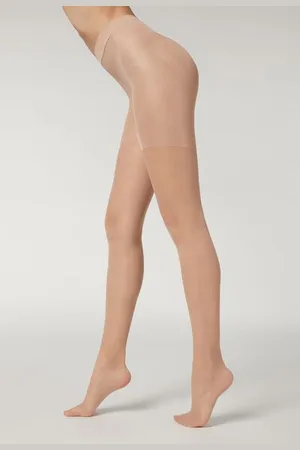 Calzedonia Punčocháče Graduovaná Komprese Průhledné 30 Den efekt Total Shaper Premium Žena