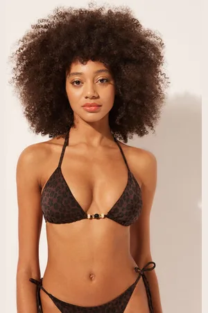 Calzedonia Trojúhelníková podprsenka s pohyblivými košíčky k plavkám Caimanera Žena
