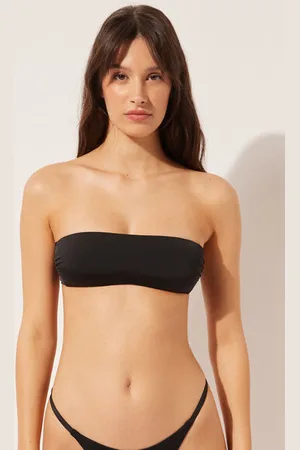 Calzedonia Rovná podprsenka bandeau s lehkou vycpávkou k plavkám Indonesia Žena
