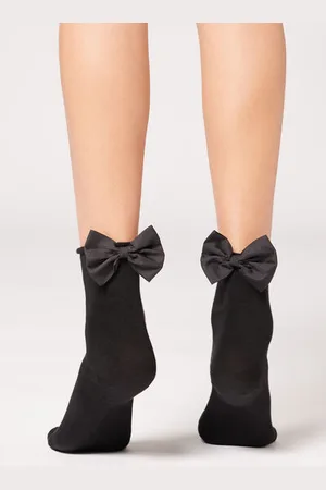 Calzedonia Krátké dětské ponožky s mašlí Unisex