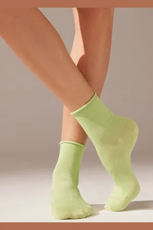 Calzedonia Krátké třpytivé ponožky Žena