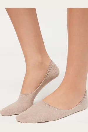 Calzedonia Neviditelné Bavlněné Unisexové Ponožky Žena